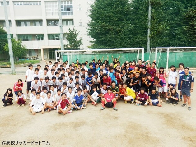 都立石神井高校サッカー部の皆さん、ありがとうございました！