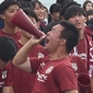 約800人の生徒がゴール裏に集結！旭川実を初戦突破に導いた大応援団