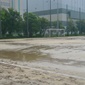 台風の影響によりグラウンドに大きな水たまりも...選手権埼玉1次予選ブロック決勝が開催へ