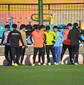 日本高校サッカー選抜候補選考合宿の4日目　U-17日本高校サッカー選抜候補とのTMを実施