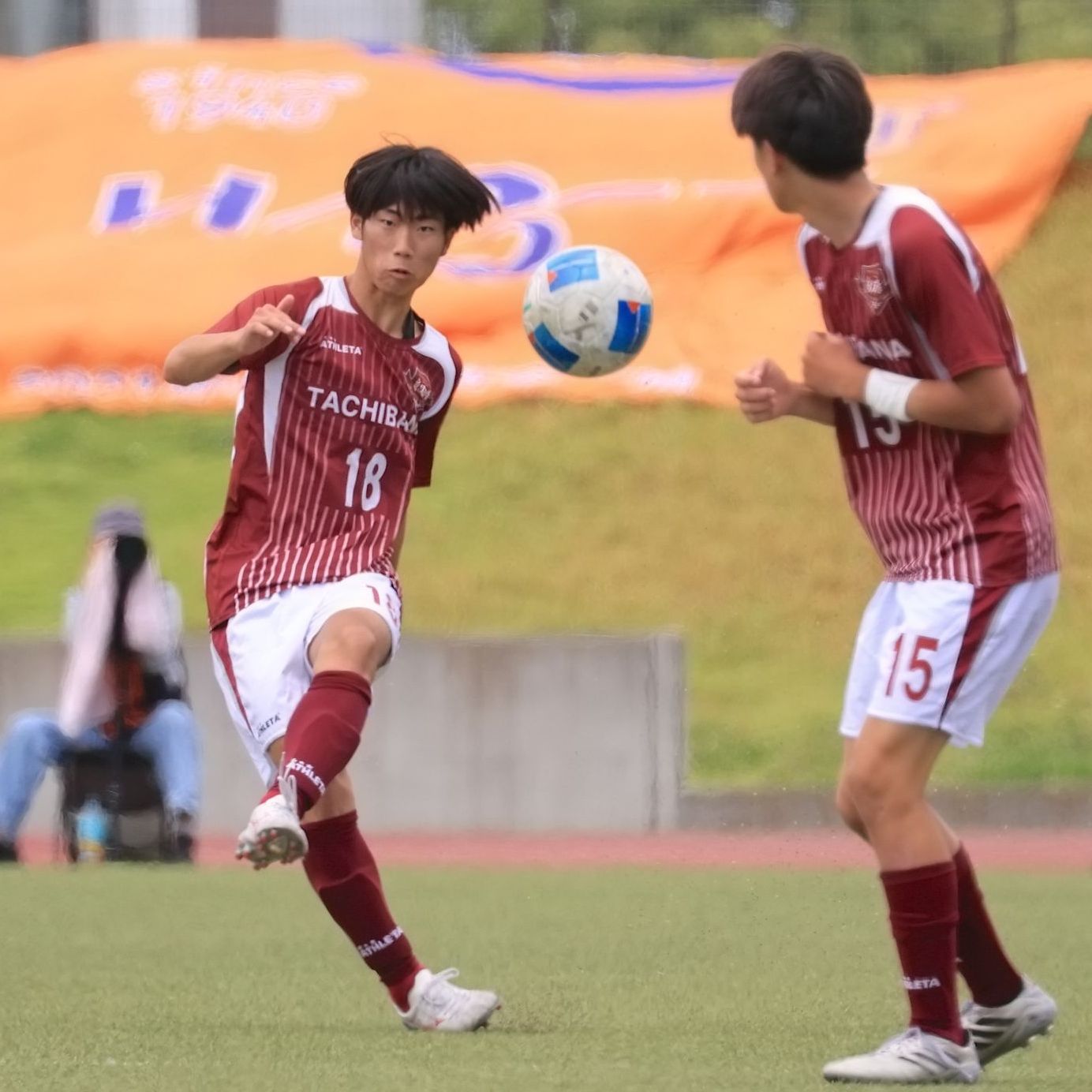 セットプレーで仕留めた川崎ダービー　市立橘が法政二を1-0で退けベスト8へ