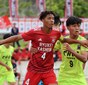 立ち上がりからねじ伏せにいった流経大柏　県内屈指の技巧派軍団に3-0の快勝！