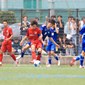 準備してきたショートコーナーで均衡破る　横須賀総合、海老名下し2次予選進出