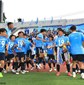 桐光学園がインハイ予選制す　「OGAWA 19」と記されたお揃いのTシャツを着用で優勝を祝う