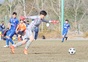 明桜GK川村晃生(1年)は的確なコーチングを見せ、ピンチもあったが無失点に抑えた