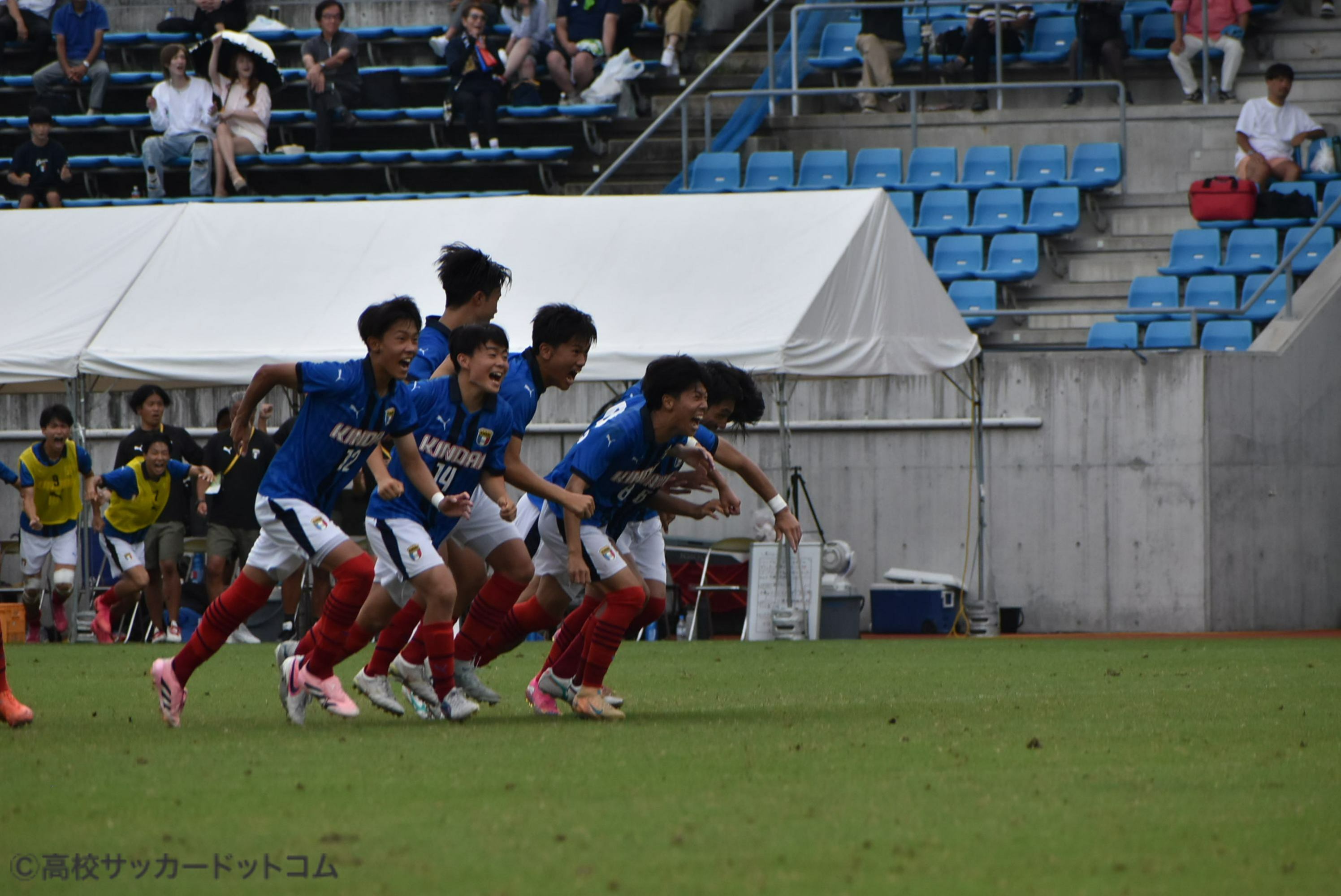 滝川二高　滝川第二　高校サッカー　サッカー部　ピステ　セットアップ　アシックス 令和8年度全国高校サッカーインターハイ（総体） 準決勝 滝川第二 vs