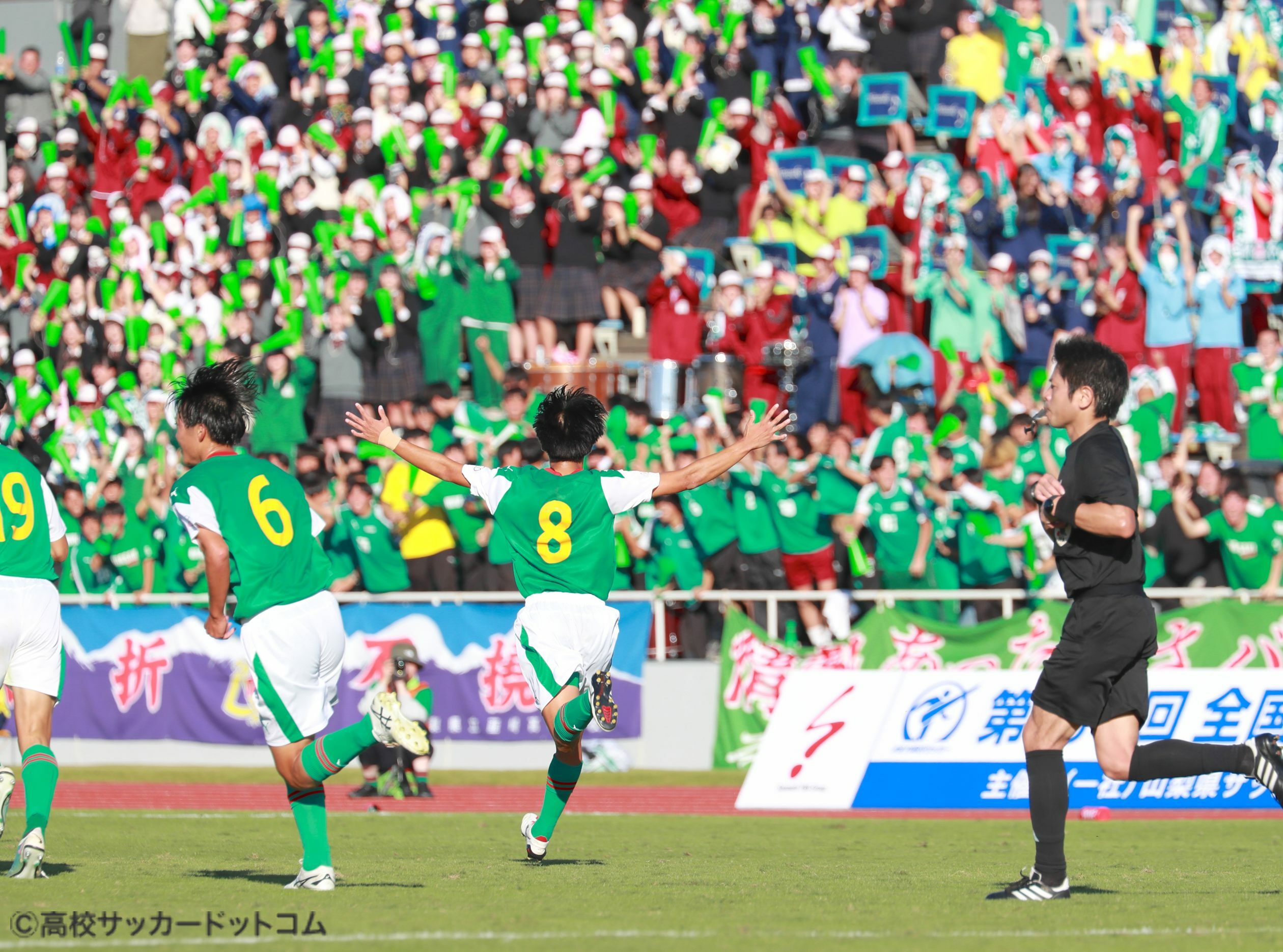 第104回全国高校サッカー選手権山梨予選 準決勝 韮崎 vs 日大明誠